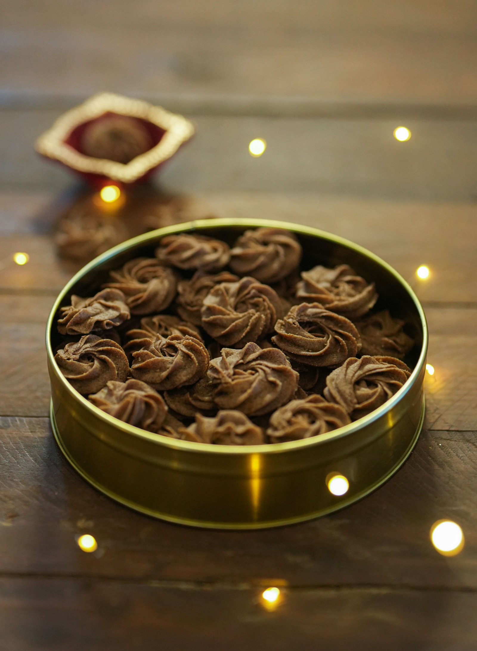 Baked ragi murukku