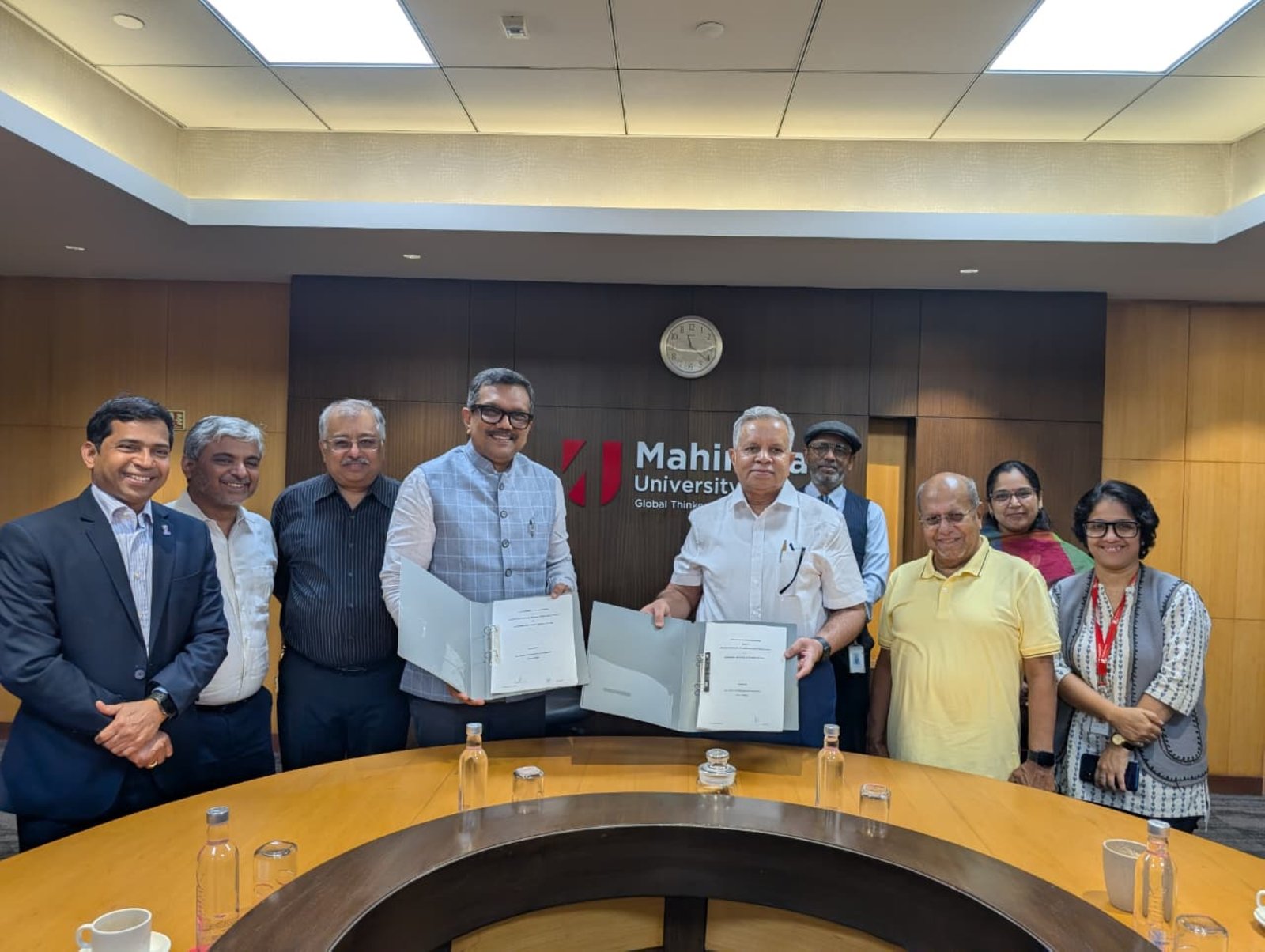 Mahindra University's School of Law signs MoU with IIAM