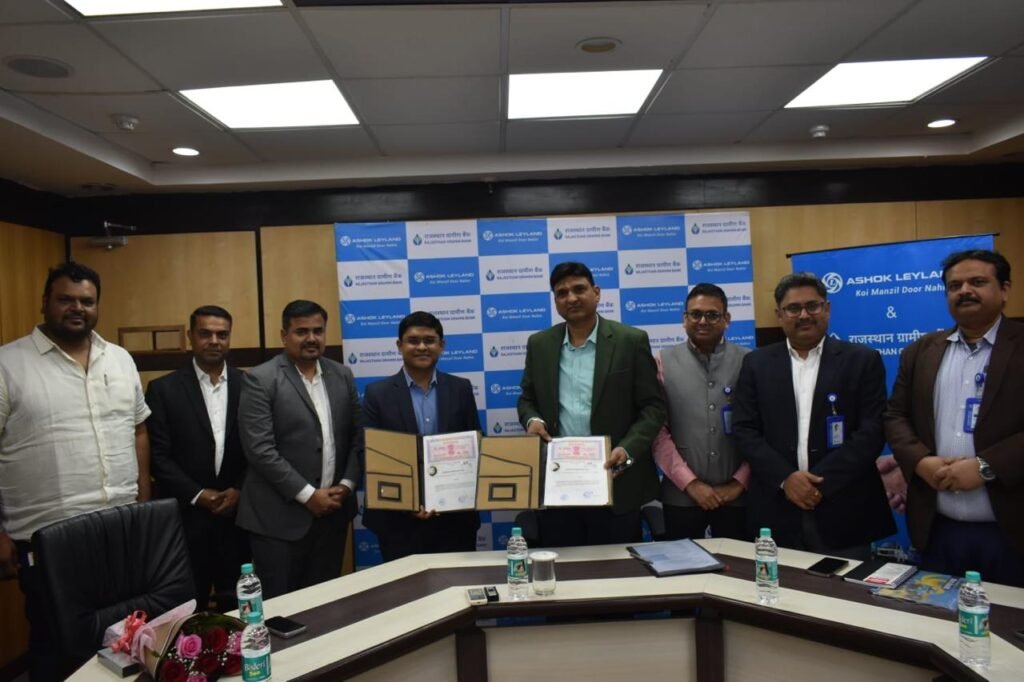 Ashok Leyland partners with Rajasthan Gramin Bank for providing Vehicle Finance facilities

