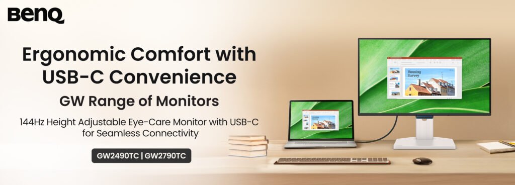 BenQ Accelerates USB-C Adoption in India with the New GW90TC Monitor Series

