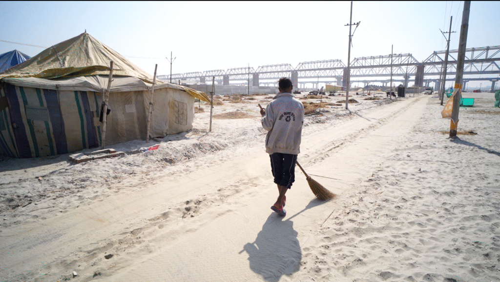 At Magh Mela 2026, Recycled Plastic supports everyday Public Facilities in Prayagraj

